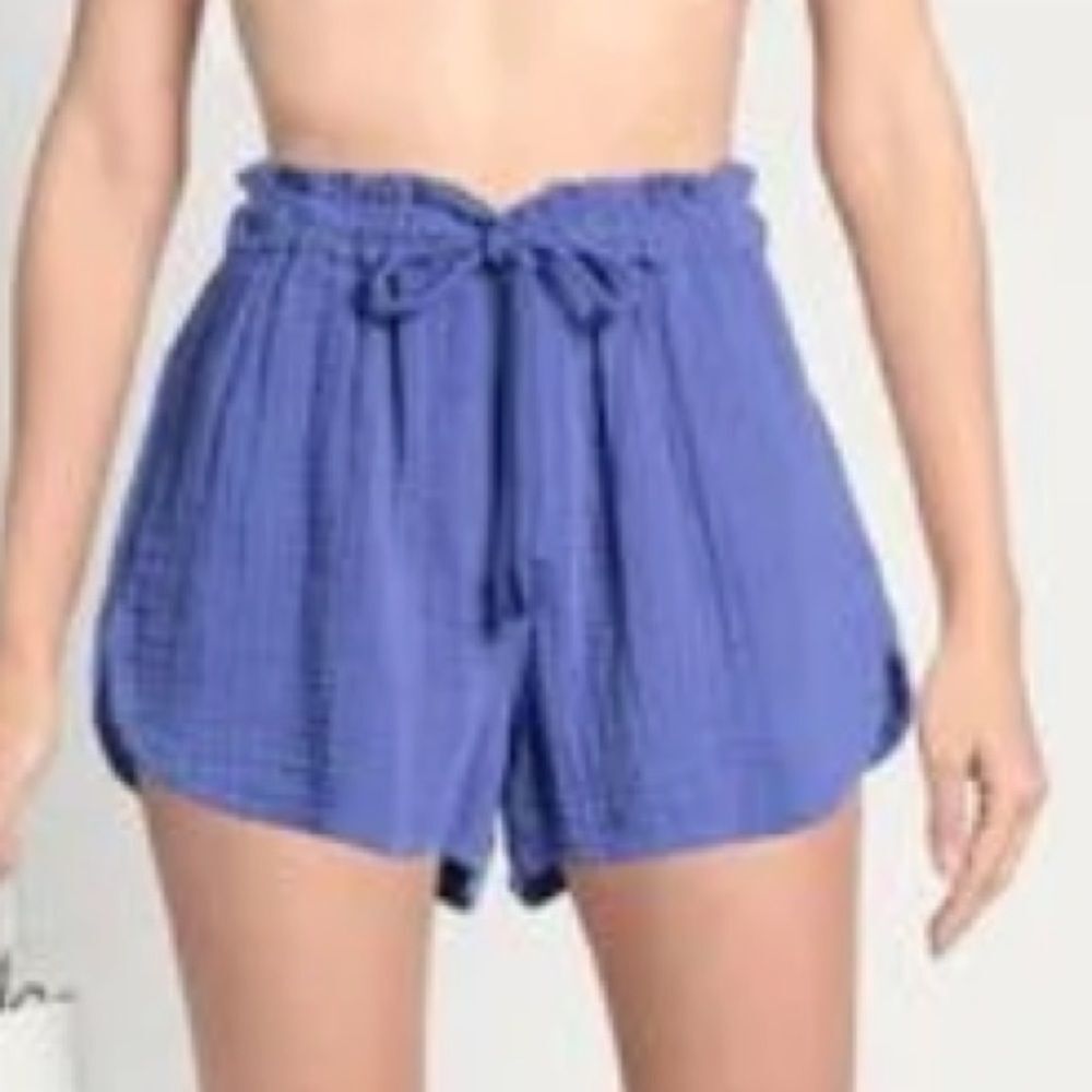 Xirena High Waist Blue Shorts size medium